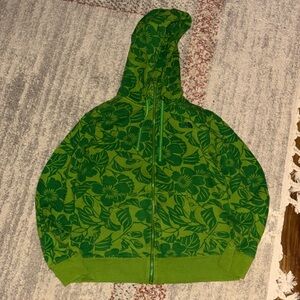 North face zip up sweatshirt